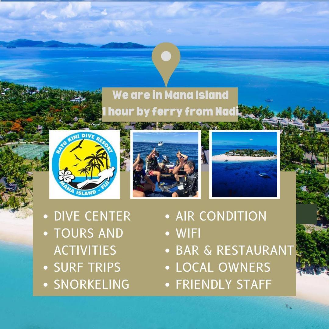 Ratu Kini Dive & Stay Đảo Đảo Mana Island Ngoại thất bức ảnh